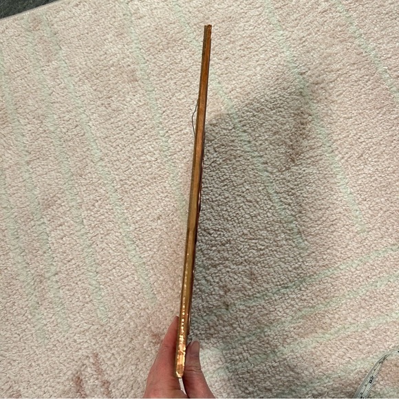 Artist Signed Copper Wall Art Red and Gold John Schtakleff 11.75"x8" - Picture 5 of 16